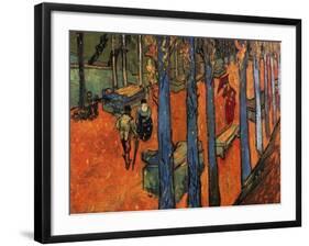 Falling Autumn Leaves, 1888-Vincent van Gogh-Framed Giclee Print