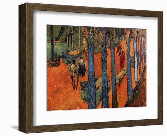 Falling Autumn Leaves, 1888-Vincent van Gogh-Framed Giclee Print