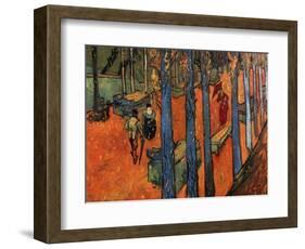 Falling Autumn Leaves, 1888-Vincent van Gogh-Framed Giclee Print