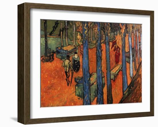 Falling Autumn Leaves, 1888-Vincent van Gogh-Framed Giclee Print