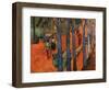 Falling Autumn Leaves, 1888-Vincent van Gogh-Framed Premium Giclee Print