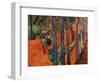 Falling Autumn Leaves, 1888-Vincent van Gogh-Framed Premium Giclee Print