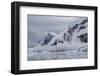 Falling Avalanche of Snow and Ice in Neko Harbor, Antarctica, Polar Regions-Michael Nolan-Framed Photographic Print