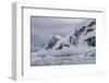 Falling Avalanche of Snow and Ice in Neko Harbor, Antarctica, Polar Regions-Michael Nolan-Framed Photographic Print