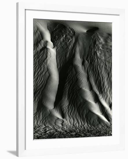 Falling Dune Wall, White Sands, 1975-Brett Weston-Framed Photographic Print