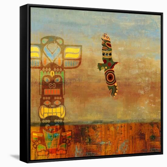 Falling Feather-Andrew Michaels-Framed Stretched Canvas