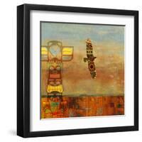 Falling Feather-Andrew Michaels-Framed Art Print