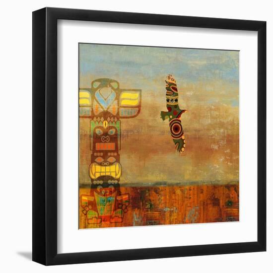 Falling Feather-Andrew Michaels-Framed Art Print