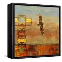 Falling Feather-Andrew Michaels-Framed Stretched Canvas