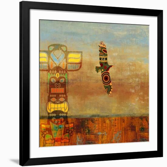 Falling Feather-Andrew Michaels-Framed Art Print