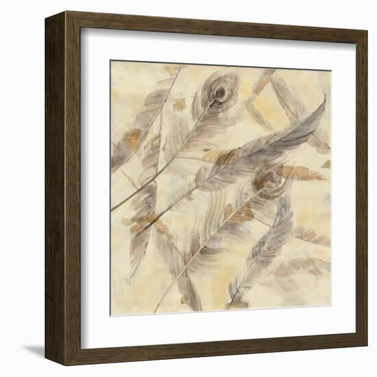 Falling Feathers-Albena Hristova-Framed Art Print