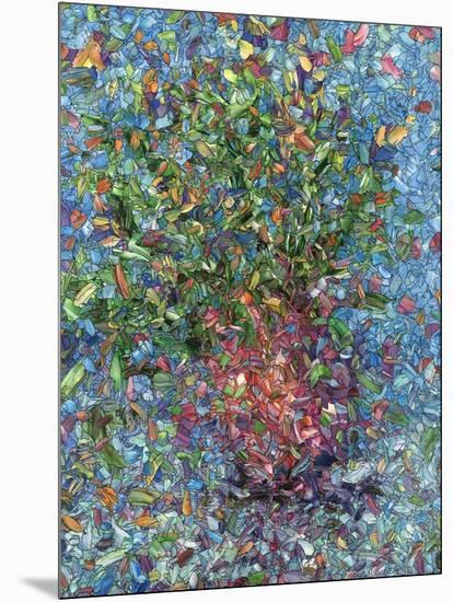 Falling Flowers-James W Johnson-Mounted Premium Giclee Print