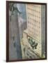 Falling from Skyscraper-Vittorio Pisani-Framed Art Print