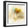 Falling Ginko Leaf-Ken Roko-Framed Art Print