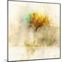 Falling Ginko Leaf-Ken Roko-Mounted Art Print