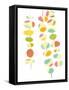 Falling Leaves Two-Jan Weiss-Framed Stretched Canvas