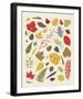 Falling Leaves-Clara Wells-Framed Giclee Print