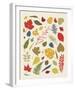 Falling Leaves-Clara Wells-Framed Giclee Print