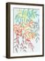 Falling Leaves-Jan Weiss-Framed Art Print