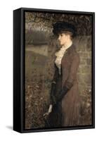 Falling Leaves-George Henry Boughton-Framed Stretched Canvas