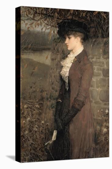 Falling Leaves-George Henry Boughton-Stretched Canvas