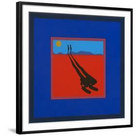 Falling Man-Ernest Trova-Framed Serigraph