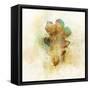 Falling Oak Leaf-Ken Roko-Framed Stretched Canvas