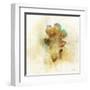 Falling Oak Leaf-Ken Roko-Framed Art Print