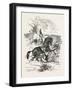 Falling Off a Horse During a Steeple Chase-null-Framed Giclee Print