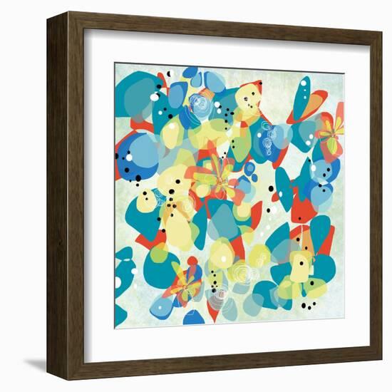 Falling On Water 2-Jan Weiss-Framed Art Print