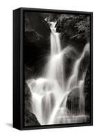 Falling Water II BW-Douglas Taylor-Framed Stretched Canvas