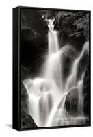 Falling Water II BW-Douglas Taylor-Framed Stretched Canvas