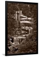 Falling Water View BW-Steve Gadomski-Framed Photographic Print