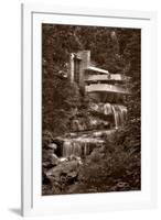 Falling Water View BW-Steve Gadomski-Framed Photographic Print