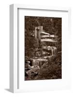 Falling Water View BW-Steve Gadomski-Framed Photographic Print