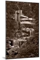 Falling Water View BW-Steve Gadomski-Mounted Premium Photographic Print