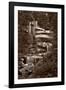 Falling Water View BW-Steve Gadomski-Framed Photographic Print