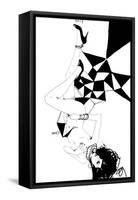 Falling-Manuel Rebollo-Framed Stretched Canvas
