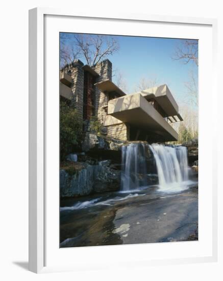 Fallingwater, State Route 381, Pennsylvania-Frank Lloyd Wright-Framed Photo