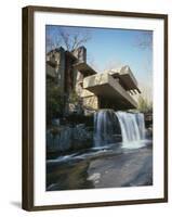 Fallingwater, State Route 381, Pennsylvania-Frank Lloyd Wright-Framed Photo