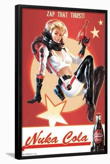 Fallout 4 - Nuka Cola - Zap That Thirst!-Trends International-Framed Poster