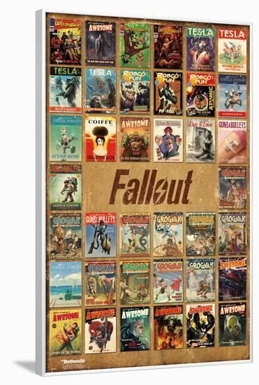 Fallout 4- Pulp Fiction Compilation-null-Framed Poster