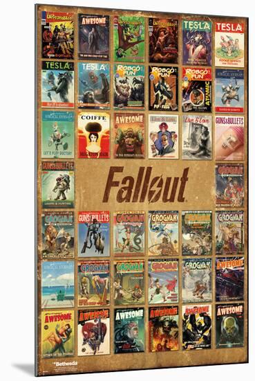 Fallout 4- Pulp Fiction Compilation-null-Mounted Poster