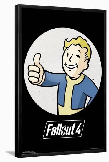 Fallout 4 - Vault Boy - Thumbs Up-Trends International-Framed Poster