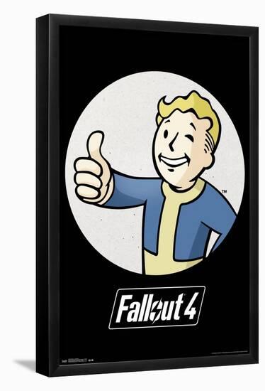 Fallout 4 - Vault Boy - Thumbs Up-Trends International-Framed Poster