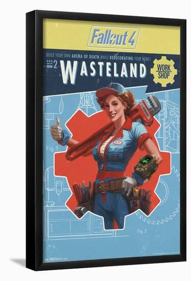 Fallout 4: Wasteland - Workshop-Trends International-Framed Poster