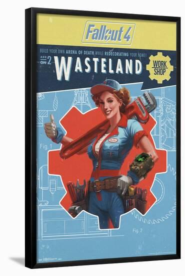 Fallout 4: Wasteland - Workshop-Trends International-Framed Poster