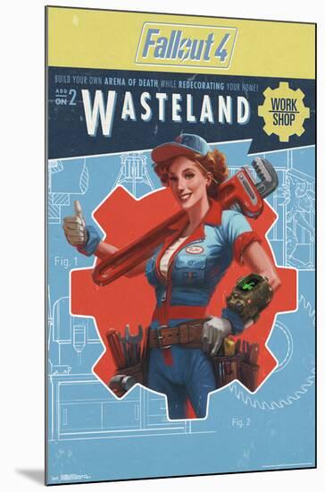 FALLOUT 4 - WASTELAND-null-Mounted Poster