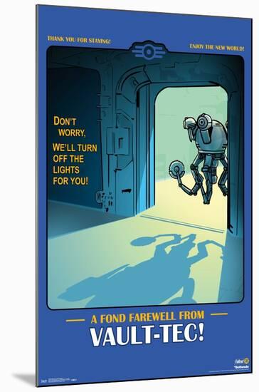 Fallout: 76 - Fond Farewell-Trends International-Mounted Poster