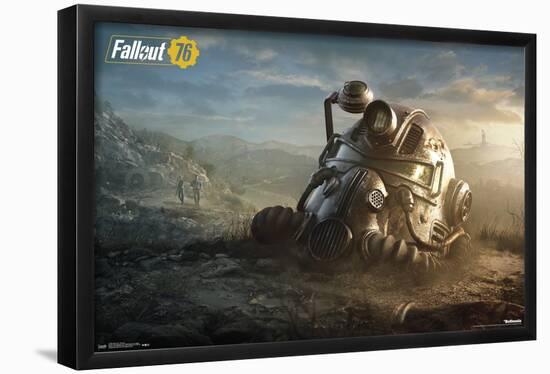 Fallout: 76 - Helmet Key Art-Trends International-Framed Poster